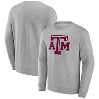 Men's Fanatics Gray Texas A&M Aggies Fleece Pullover Sweatshirt