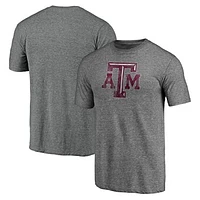 Men's Fanatics Gray Texas A&M Aggies Classical Primary Logo Tri-Blend T-Shirt