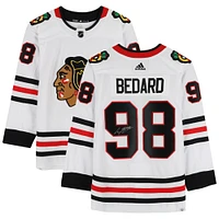 Connor Bedard Chicago Blackhawks Autographed White adidas Authentic Jersey