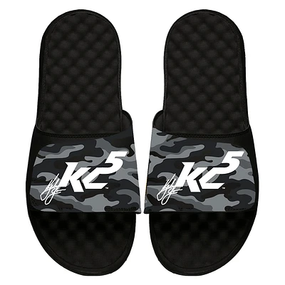 Youth ISlide Kyle Larson NASCAR Camo Slide Sandals