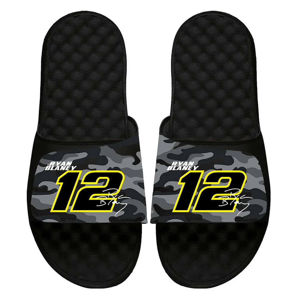 Youth ISlide Ryan Blaney NASCAR Camo Slide Sandals