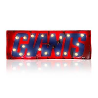 Imperial New York Giants 25" x 9" Lighted Recycled Metal Street Sign