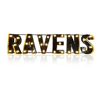 Imperial Baltimore Ravens 40" x 9" Lighted Recycled Metal Sign