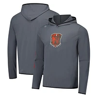 Men's Greyson Clothiers Charcoal Cleveland Browns Colorado Long Sleeve Hoodie T-Shirt