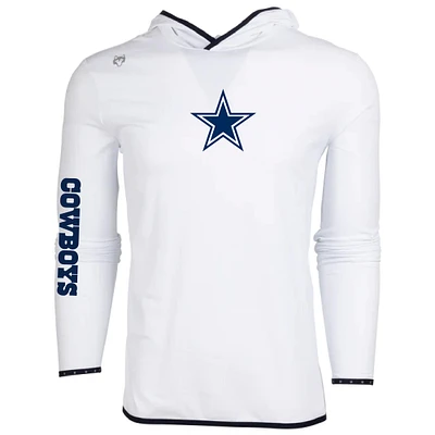 Men's Greyson Clothiers White Dallas Cowboys Colorado Long Sleeve Hoodie T-Shirt