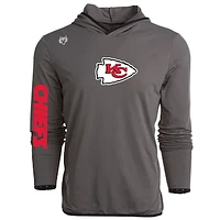 Men's Greyson Clothiers Gray Kansas City Chiefs Colorado Long Sleeve Hoodie T-Shirt