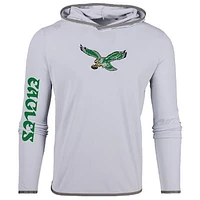 Men's Greyson Clothiers Gray Philadelphia Eagles Colorado Long Sleeve Hoodie T-Shirt