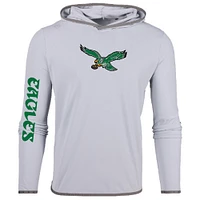 Men's Greyson Clothiers Gray Philadelphia Eagles Colorado Long Sleeve Hoodie T-Shirt