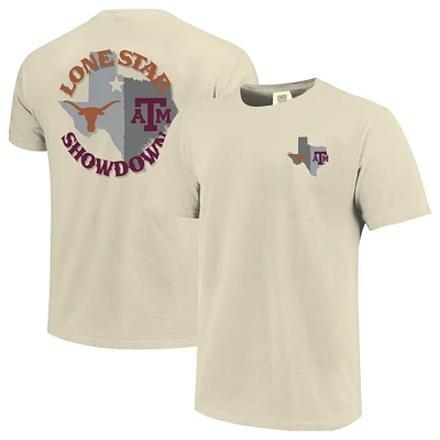 Men's Natural Texas A&M Aggies vs. Longhorns 2024 Lone Star Showdown Comfort Colors T-Shirt