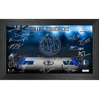 Highland Mint Dallas Mavericks 12" x 20" Framed 2023/24 Signature Court Photo