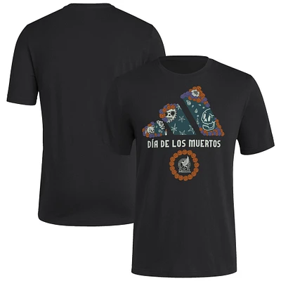 Men's adidas Black Mexico National Team Día De Los Muertos T-Shirt