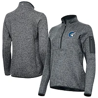 Women's Antigua Heather Minnesota Lynx Fortune Half-Zip Pullover Jacket