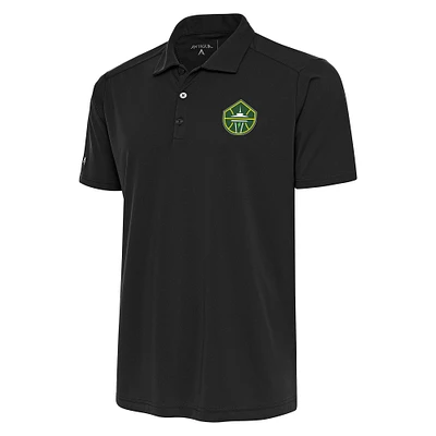 Men's Antigua Charcoal Seattle Storm Tribute Polo