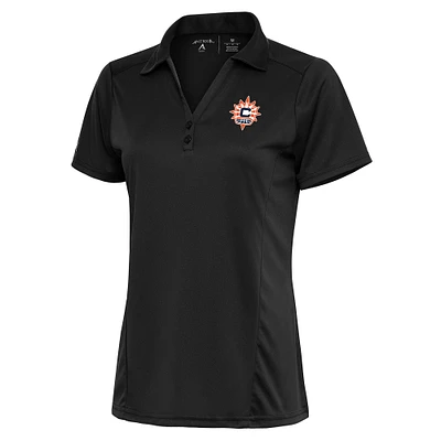 Women's Antigua Charcoal Connecticut Sun Tribute Polo