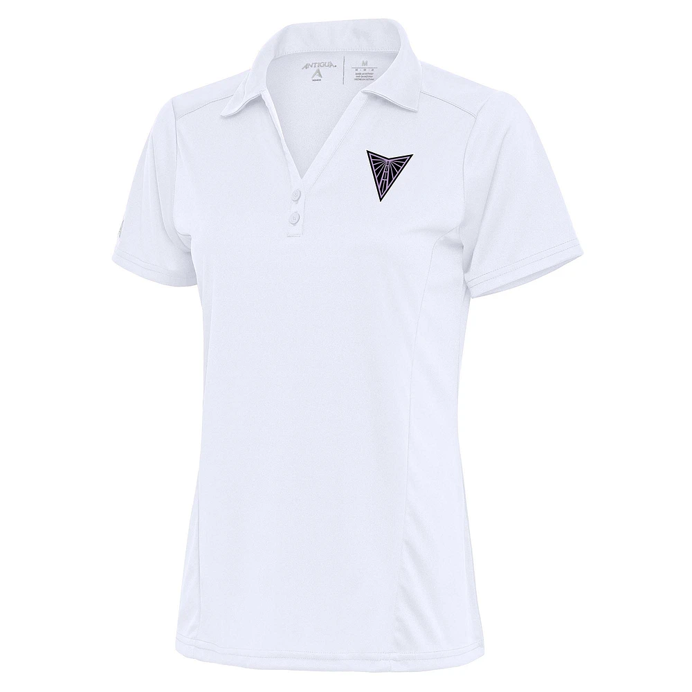 Women's Antigua White Golden State Valkyries Tribute Polo