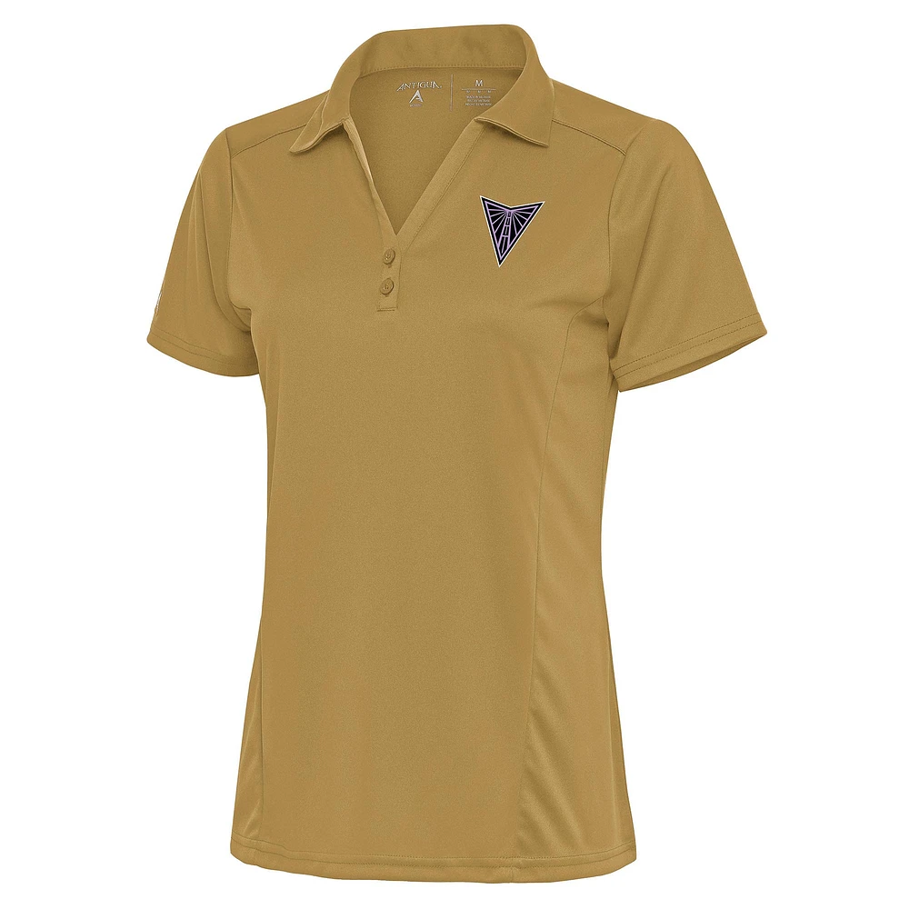 Women's Antigua Gold Golden State Valkyries Tribute Polo