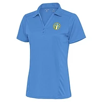 Women's Antigua Sky Blue Chicago Tribute Polo