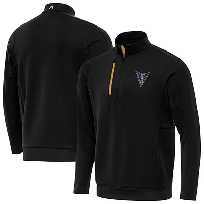 Men's Antigua Black Golden State Valkyries Generation Quarter-Zip Pullover Top