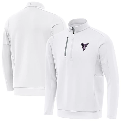 Men's Antigua White Golden State Valkyries Generation Quarter-Zip Pullover Top