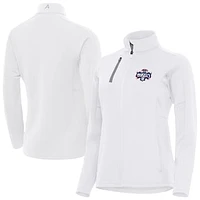 Women's Antigua White Washington Mystics Generation Full-Zip Jacket