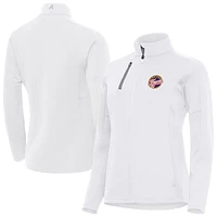 Women's Antigua White Indiana Fever Generation Full-Zip Jacket