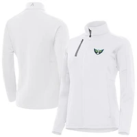 Women's Antigua White Dallas Wings Generation Full-Zip Jacket