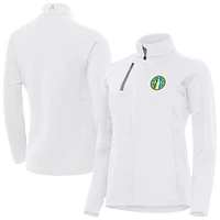 Women's Antigua White Chicago Sky Generation Full-Zip Jacket
