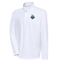 Men's Antigua White New York Liberty Tribute Quarter-Zip Top