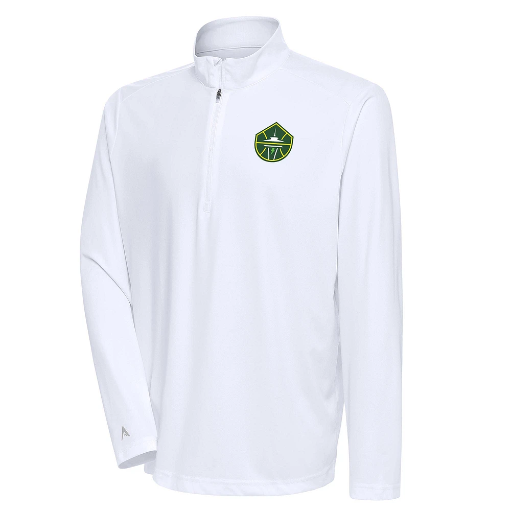 Men's Antigua Seattle Storm Tribute Quarter-Zip Top