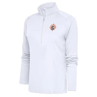 Women's Antigua Connecticut Sun Tribute Half-Zip Top