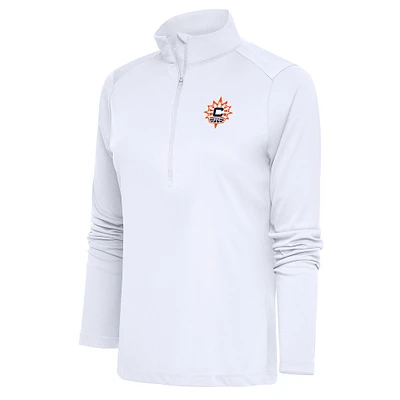 Women's Antigua Connecticut Sun Tribute Half-Zip Top