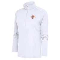 Women's Antigua Connecticut Sun Tribute Half-Zip Top