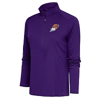 Women's Antigua Purple Phoenix Mercury Tribute Half-Zip Top