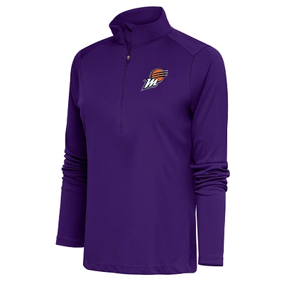 Women's Antigua Purple Phoenix Mercury Tribute Half-Zip Top