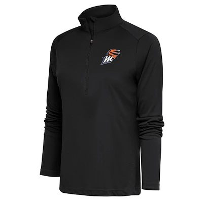Women's Antigua Charcoal Phoenix Mercury Tribute Half-Zip Top