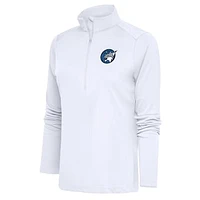 Women's Antigua White Minnesota Lynx Tribute Half-Zip Top
