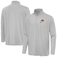 Men's Antigua Heather Phoenix Mercury Hunk Quarter-Zip Top