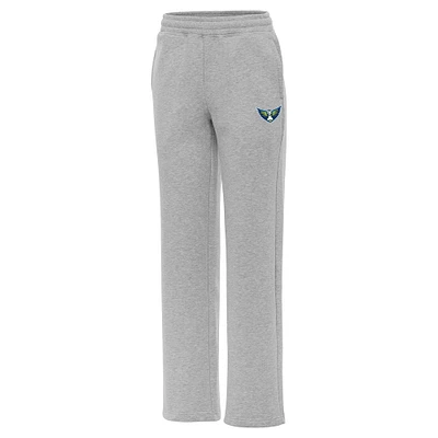 Women's Antigua Heather Gray Dallas Wings Victory Sweatpants