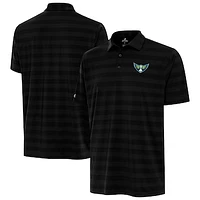 Men's Antigua Black Dallas Wings Big & Tall Tunnel Polo