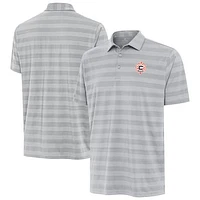 Men's Antigua Gray Connecticut Sun Big & Tall Tunnel Polo