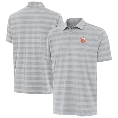 Men's Antigua Gray Connecticut Sun Big & Tall Tunnel Polo