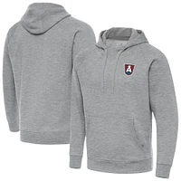 Men's Antigua Heather Gray Atlanta Dream Big & Tall Victory Raglan Pullover Hoodie