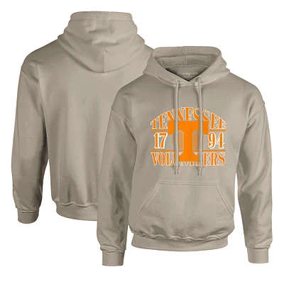 Men's  Tan Tennessee Volunteers Upper Arch Letters Pullover Hoodie