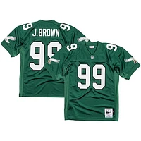 Men's Mitchell & Ness Jerome Brown Kelly Green Philadelphia Eagles 1991 Authentic Jersey