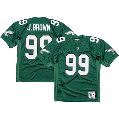 Men's Mitchell & Ness Jerome Brown Kelly Green Philadelphia Eagles 1991 Authentic Jersey