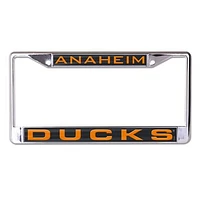 WinCraft Anaheim Ducks Laser Cut Metal License Plate Frame