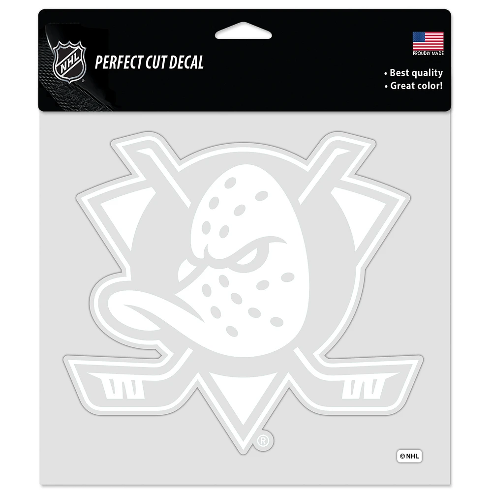 WinCraft Anaheim Ducks  8" x 8" Perfect Cut Decal