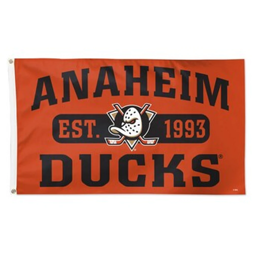 WinCraft Anaheim Ducks 3' x 5' Deluxe Single-Sided Flag