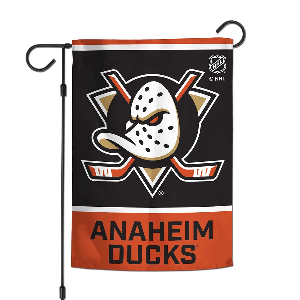 WinCraft Anaheim Ducks 12' x 18' Deluxe Double-Sided Garden Flag