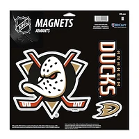 WinCraft  Anaheim Ducks Three-Pack Indoor/Outdoor Vinyl Magnet Set